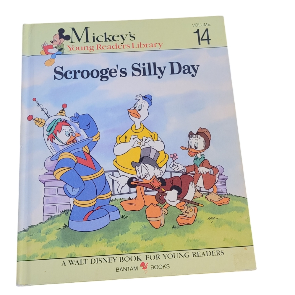 Mickey's Young Readers Library- Volume 14- Scrooges Silly Day- 1990